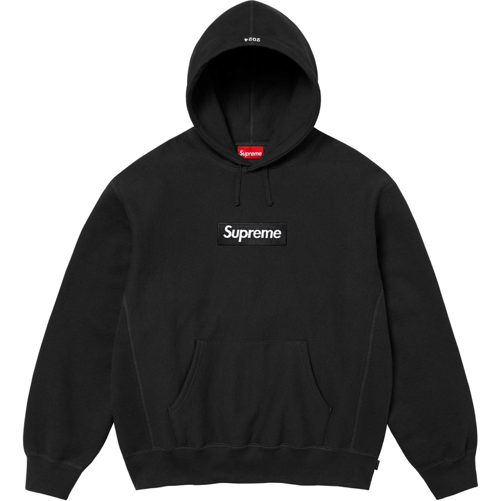 Supreme Box Logo Hooded Sweatshirt Hoodie Sz. M FW24SW11 Men Unisex Black
